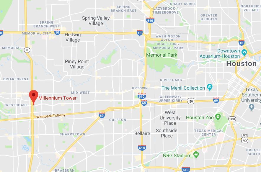 Enverus Richmond Ave, Houston location map